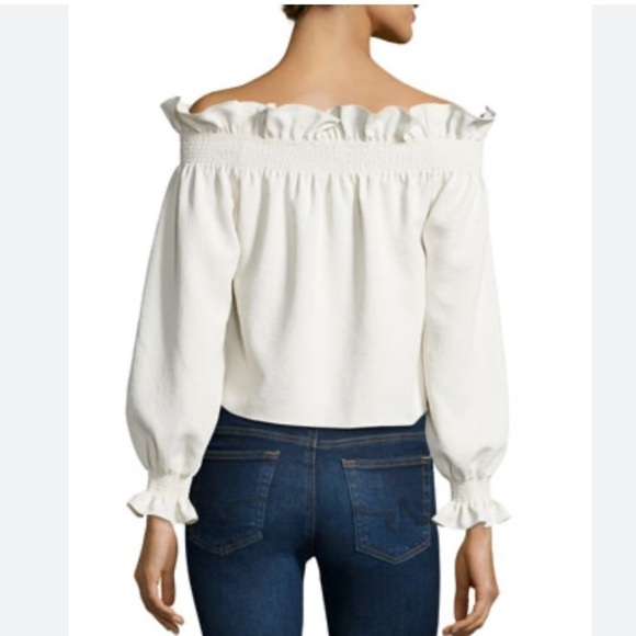 Diane von Furstenberg Georgie Off the Shoulder Top - Picture 11 of 12